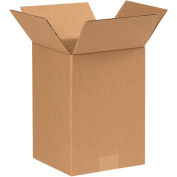 7" x 7" x 9" Cardboard Corrugated Boxes, Kraft - Pkg Qty 25