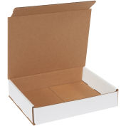 10"x8"x2" Corrugated Mailer, White - Pkg Qty 50