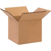 10" x 10" x 8" Double Wall Corrugated Boxes, Kraft - Pkg Qty 15