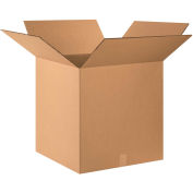 Heavy-Duty Double Wall Cardboard Corrugated Boxes, 24" x 24" x 24", 140 lbs Cap, Kraft, 500#/ECT-71