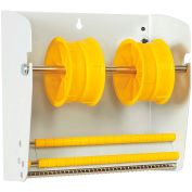 Global Industrial Wall Mount Manual Dispenser Up To 8-1/2" Width Labels, 9"L x 9"W x 5"H