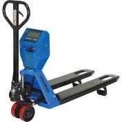 Low Profile Scale Pallet Jack Truck, 5000 Lb. Capacity, 22 x 48 Forks