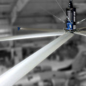 Blue Giant Eagle VI HVLS Fan, 24 Ft. Dia., 1.5 HP, 230V, 3PH, w/Mounting Equipment