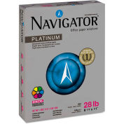 Navigator Platinum Paper, SNANPL1128, 28 lb., 8-1/2 x 11, White, 500 Sheets