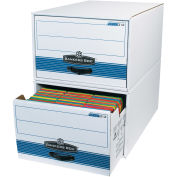 Stor/Drawer Steel Plus File Storage Drawer, 24" x 15" x 10" White/Blue, FSB720