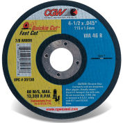 CGW Abrasives 35131 Fast Cut Thin Cutting Wheel 6" x 0.045" x 7/8" Type 1 Aluminum Oxide - Pkg Qty 25