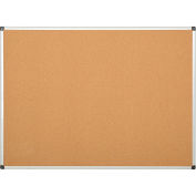 Global Industrial Cork Board - Aluminum Frame - 60 x 36
