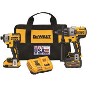 DeWalt DCK299D1T1 Flexvolt Hammer Drill & Impact Kit, DCD996 & DCF887