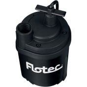 Flotec FP0S1600X-08 Submersible Water Removal Utility Pump 1/4 HP, 1600 GPH