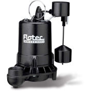 Flotec E75STVT-01 Professional Series Cast Iron Sewage Pump 3/4 HP, Tethered Switch