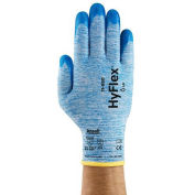 Ansell 11-920-8 HyFlex® Coated Work Gloves, Nitrile Grip, 15-Gauge, Medium, Blue - Pkg Qty 12