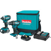 Makita® CT225R 18V LXT Lithium‑Ion Compact Cordless 2 Pc. Combo Kit XFD10Z & XDT11Z (2.0Ah)