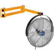 Global Industrial 18" Double Arm Loading Dock Fan, 3,000 CFM, 120V