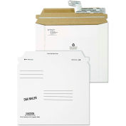 Quality Park Redi Strip Economy Disk Mailer, Recycled, 7-1/2" x 6-1/6", White, 100/CTN
