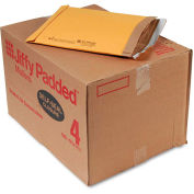 Sealed Air Jiffy Padded Self Seal Mailer, #4, 9-1/2" x 14-1/2", Natural Kraft, 100/CTN