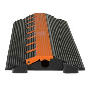 Elasco LG1100 1 Channel Cable Protector, 1" Channel, Orange/Black