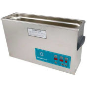 Ultrasonic Table Top Part Cleaning System - Digital Timer/Heat/Power Control, 2.5 Gal, 132 kHz, 230V