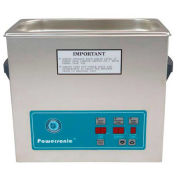 Ultrasonic Table Top Part Cleaning System - Digital Timer/Heat/Power Control, 1.5 Gal, 132 kHz, 230V