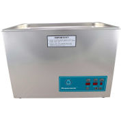 Ultrasonic Table Top Part Cleaning System - Digital Timer/Heat/Power Control, 5.25 Gal, 132kHz, 230V