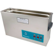 Ultrasonic Table Top Part Cleaning System - Digital Timer/Heat/Power Control, 2.5 Gal, 45 kHz, 115V