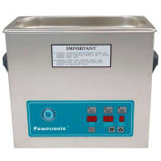 Ultrasonic Table Top Part Cleaning System - Digital Timer/Heat/Power Control, 1.5 Gal, 45 kHz, 115V