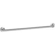 Global Industrial Straight Grab Bar, Satin Stainless Steel, 36"W x 1-1/4" Dia.