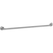 Global Industrial Straight Grab Bar, Satin Stainless Steel, 42"W x 1-1/4" Dia.