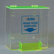 Acrylic Safety PPE Dispenser, Ear Plugs, Large, GLAEP-D