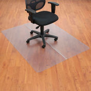 Interion Office Chair Mat for Hard Floor, 36"W x 48"L, Straight Edge