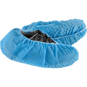 Standard Disposable Shoe Covers, Size 6-11, Blue, 150 Pairs/Case