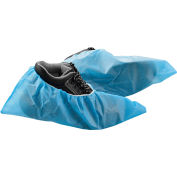 Skid Resistant Disposable Shoe Covers, Size 6-11, Blue, 150 Pairs/Case