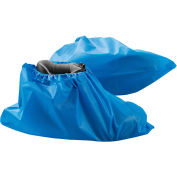 Water Resistant Disposable Shoe Covers, Size 12-15, Blue, 150 Pairs/Case