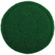 Global Industrial 13" Scrubbing Pad, Green, 4 Pack