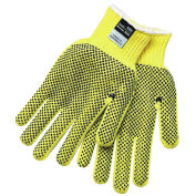 MCR Safety Kevlar® Two-Sided PVC Dots Gloves, Medium, 9366M, 1-Pair