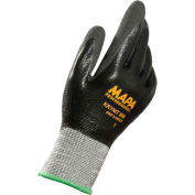 MAPA Krynit Grip & Proof 600 Nitrile Fully Coated HDPE Gloves, Cut Level A2, Size 8, 1 Pair