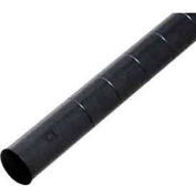 Nexel Black Epoxy Post, Leveler Installed, 86"H, 1 Pk