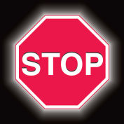 Premium Stop Sign, Aluminum, 18"W X 18"H