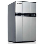 Microfridge 3.1 Cu. Ft. Refrigerator/Freezer, Manual Defrost, ESR, Stainless Steel