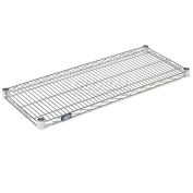 Nexel S1248C 48"W x 12"D Chrome Wire Shelf, Steel, 800 Lbs Capacity