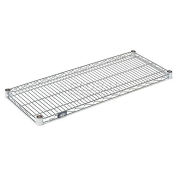 Nexel S1272C 72"W x 12"D Chrome Wire Shelf, Steel, 600 Lbs Capacity