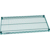 Nexel 72"W x 12"D Poly-Green™ Epoxy Wire Shelf