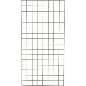 Global Industrial Wire Grid Panel, Poly-Green, 48" x 18"