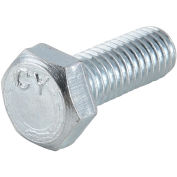 Hex Head Cap Screw, Electro-Galvanized Zinc, 3/8-16" x 1" - Pkg Qty 25