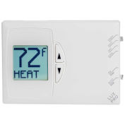 LUX Low Voltage Digital Non-Programmable Thermostat PSDH121B - 2 Stage Heat 1 Cool Heat Pump 24 VAC - Pkg Qty 5
