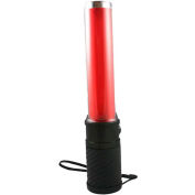 FlareAlert 913-R Red 2-in-1 Traffic Safety Baton with Built-in Magnetic Base