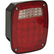 Buyers 5626738, 5.75" Red Box Style Stop/Turn/Tail Light With 38 LED