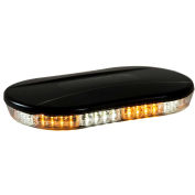 Buyers 8891082, Amber/Clear Oval Mini Light Bar With 40 LED, 9.875 x 6.75 x 1.625 Inch