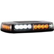 Buyers 8891042, Amber/Clear Rectangular Mini Light Bar With 24 LED, 11 x 6.5 x 2.75 Inch