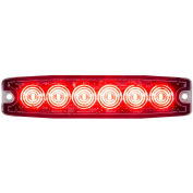Buyers 8892203, 5.14" Red Surface Mount Ultra-Thin LED Strobe Light