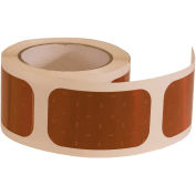 Buyers 5623521, 3.5" Amber Rectangular DOT Stick-On Reflectors, 500 Per Roll